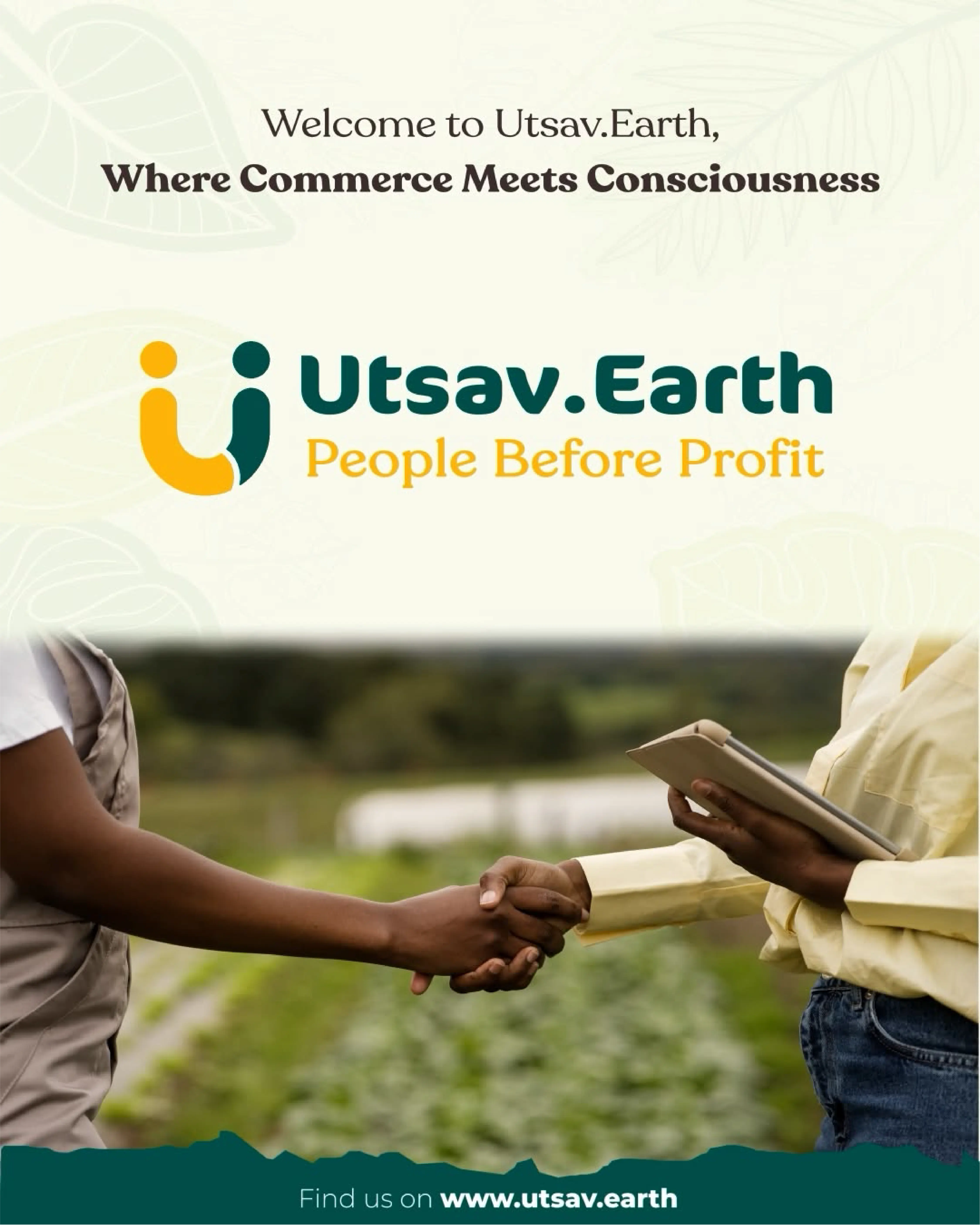 Utsav.Earth people before profit