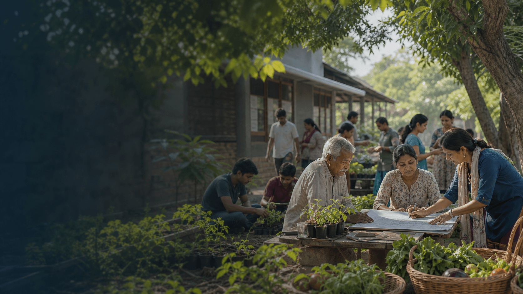 Farmers participating in sustainable agricultural production supported by SHAPE