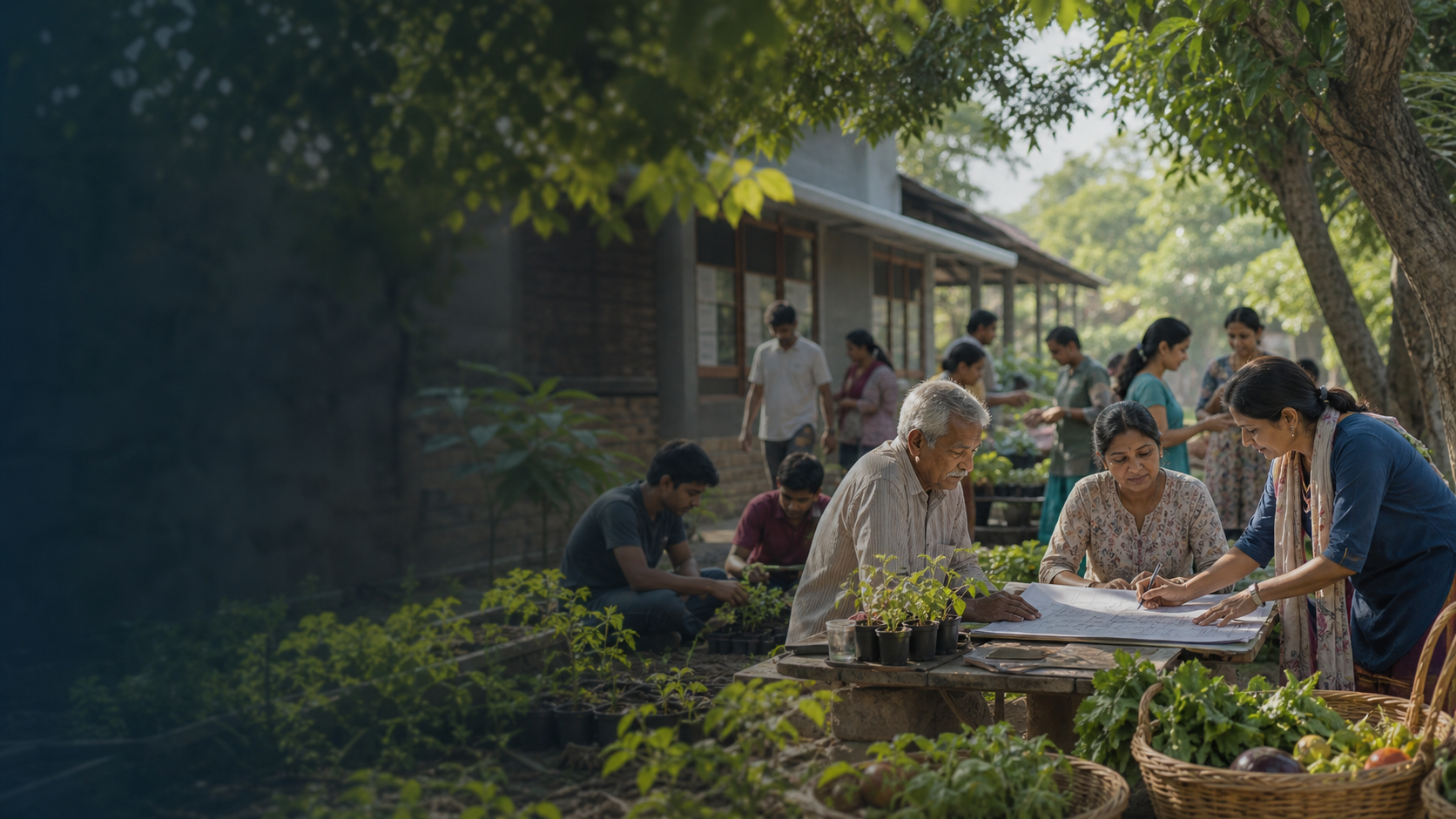 Farmers participating in sustainable agricultural production supported by SHAPE